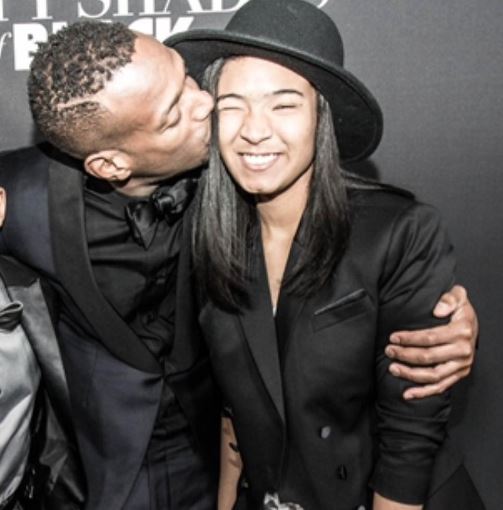 Amai Zackary Wayans with her father Marlon Wayans